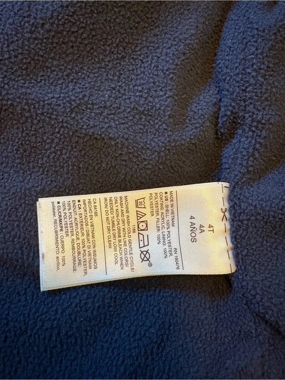 Old Navy Dark Navy Puffer Vest for Kids